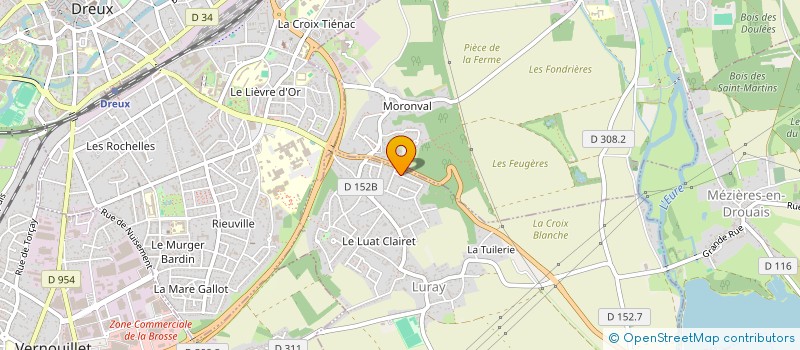 localisation de l'entreprise MONSIEUR GREGORY DE GAVRE à ECLUZELLES