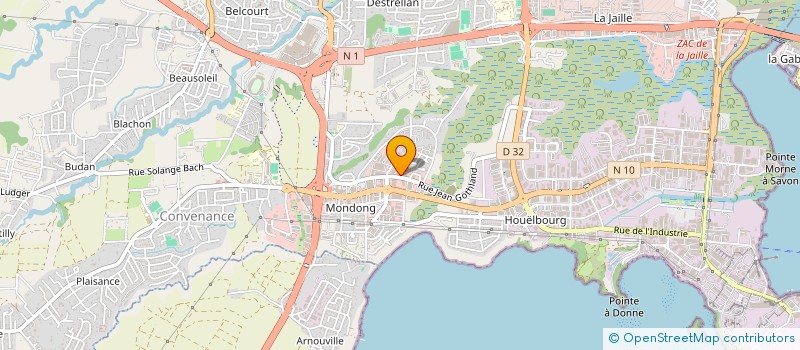 localisation de l'entreprise MONSIEUR GREGORY DE LAVIGNE SAINTE SUZANNE  BAIE MAHAULT