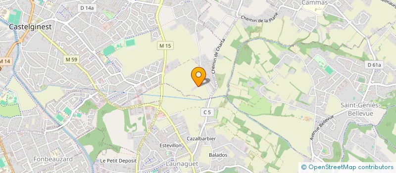 localisation de l'entreprise MONSIEUR GREGORY DE MARTIN  CASTELGINEST