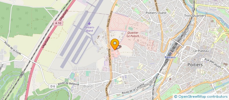 localisation de l'entreprise MONSIEUR GREGORY DEBIAIS  POITIERS