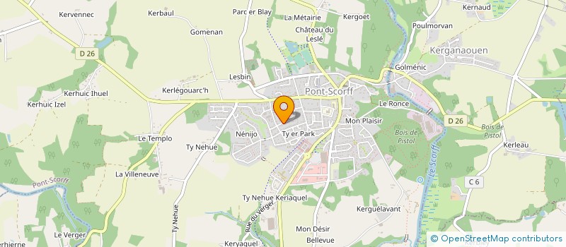 localisation de l'entreprise MONSIEUR GREGORY DEBOSSCHER  GESTEL