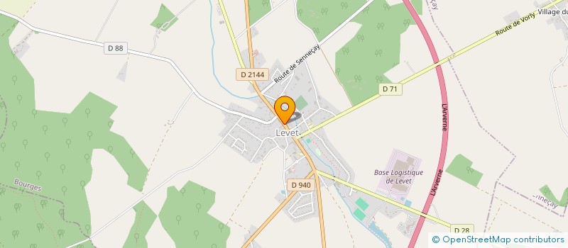 localisation de l'entreprise MONSIEUR GREGORY DEFOSSE  LEVET