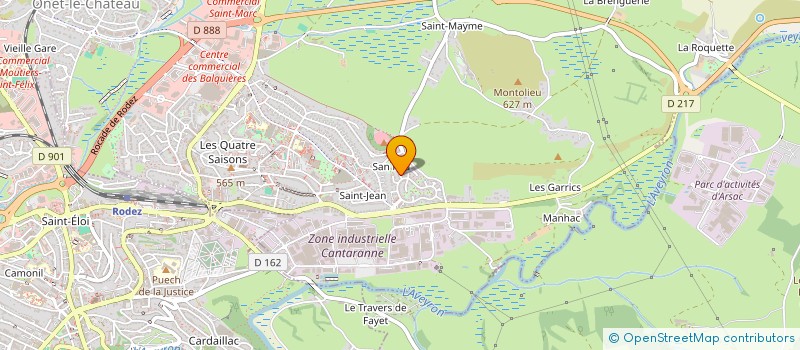 localisation de l'entreprise MONSIEUR GREGORY DELAGNES  ONET-LE-CHATEAU