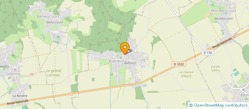 localisation de l'entreprise MONSIEUR GREGORY DELAHAYES  BABUF