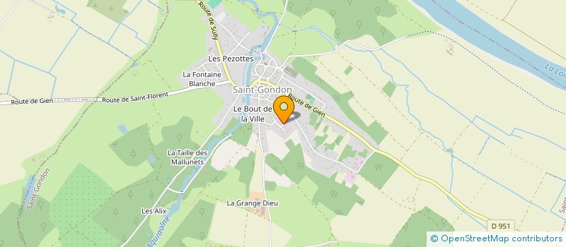 localisation de l'entreprise MONSIEUR GREGORY DELAMARE  SAINT-GONDON