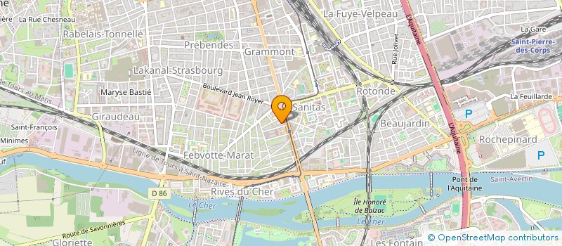 localisation de l'entreprise MONSIEUR GREGORY DELASSISE  TOURS