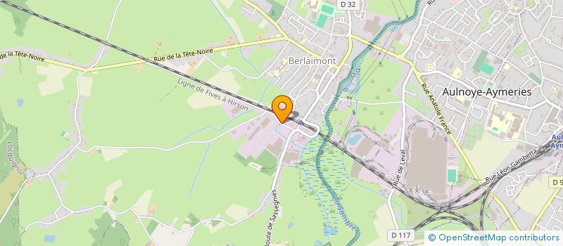 localisation de l'entreprise MONSIEUR GREGORY DELEPINE à BERLAIMONT