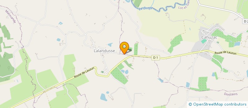 localisation de l'entreprise MONSIEUR GREGORY DELHOMMELLE  CAHUZAC