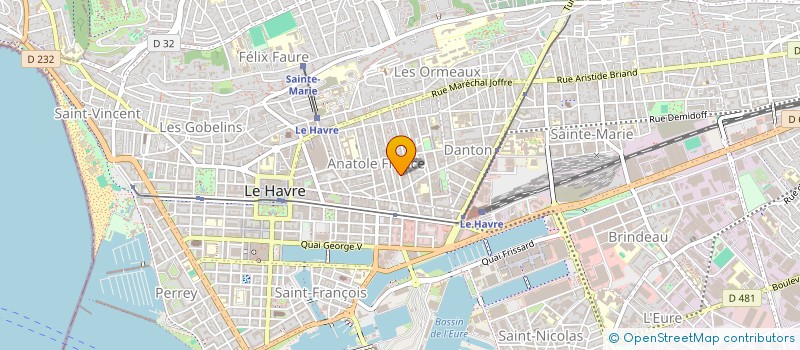 localisation de l'entreprise MONSIEUR GREGORY DELIGNIERES à LE HAVRE
