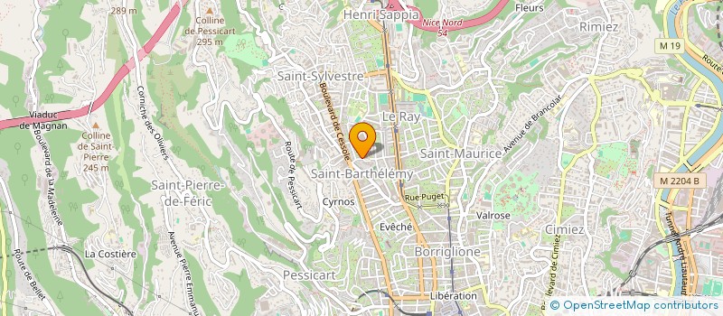 localisation de l'entreprise MONSIEUR GREGORY DELLAJUTO  NICE