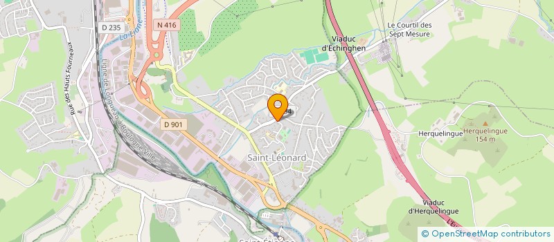 localisation de l'entreprise MONSIEUR GREGORY DELLIAUX à SAINT-LEONARD