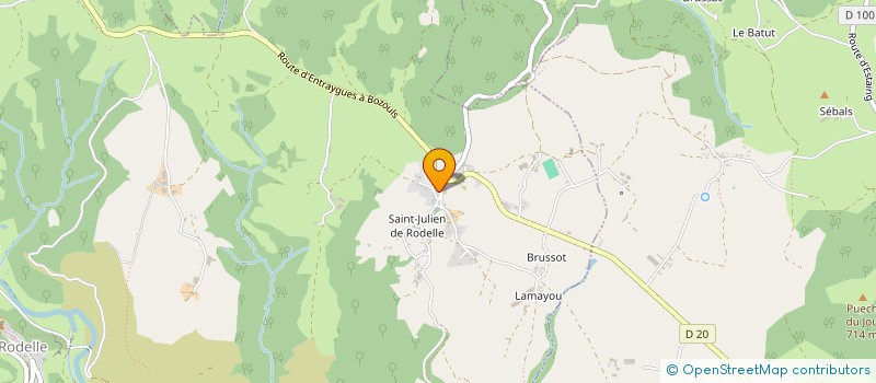 localisation de l'entreprise MONSIEUR GREGORY DELMAS  BELMONT-SUR-RANCE