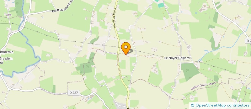 localisation de l'entreprise MONSIEUR GREGORY DELSARTE  BALLON-SAINT MARS