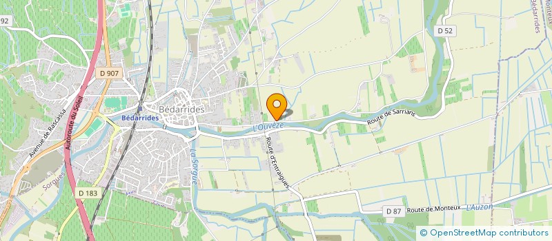 localisation de l'entreprise MONSIEUR GREGORY DEMETRESCO  BEDARRIDES