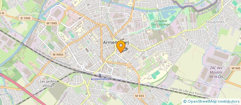 localisation de l'entreprise MONSIEUR GREGORY DEMEULENAERE  ARMENTIERES