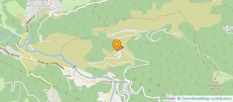 localisation de l'entreprise MONSIEUR GREGORY DEMOURON  CHIROLS