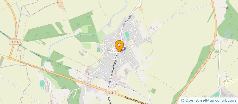 localisation de l'entreprise MONSIEUR GREGORY DENIAU à GRISY-SUISNES