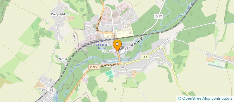 localisation de l'entreprise MONSIEUR GREGORY DENIMAL  LA FERTE-MILON