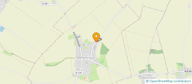 localisation de l'entreprise MONSIEUR GREGORY DERBECOURT  MEHARICOURT