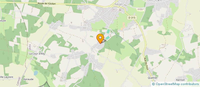 localisation de l'entreprise MONSIEUR GREGORY DESBOIS à FEREL