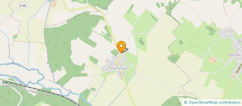 localisation de l'entreprise MONSIEUR GREGORY DESBRANCHES  RAINCOURT