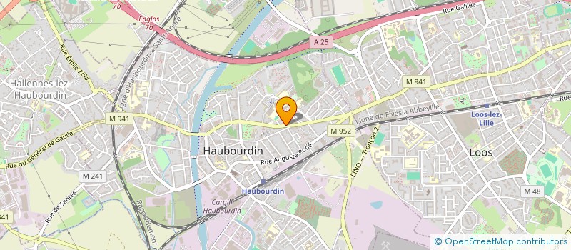 localisation de l'entreprise MONSIEUR GREGORY DESCHAMPS à HAUBOURDIN