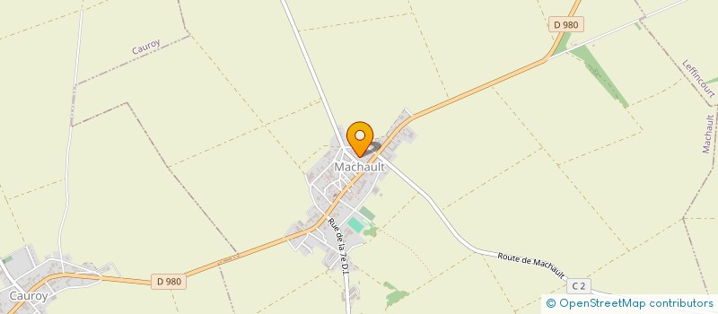 localisation de l'entreprise MONSIEUR GREGORY DESOUTER  MACHAULT