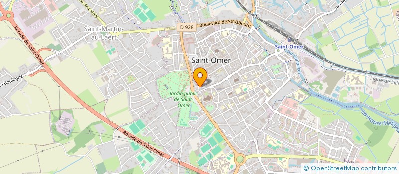 localisation de l'entreprise MONSIEUR GREGORY DEVOS  SAINT-OMER