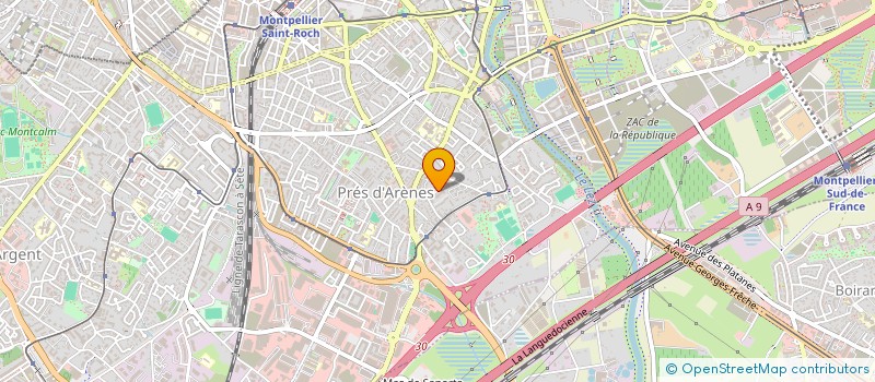 localisation de l'entreprise MONSIEUR GREGORY DEVOS à MONTPELLIER