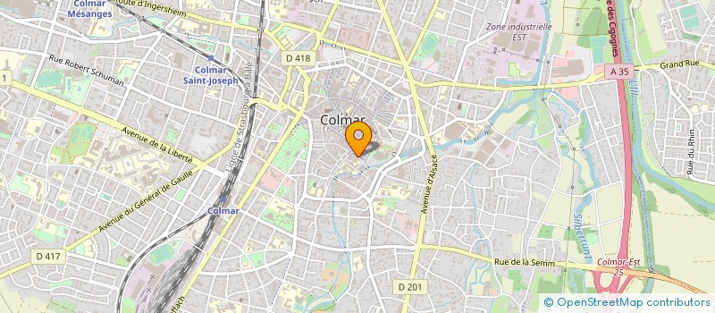 localisation de l'entreprise MONSIEUR GREGORY DI LEGAMI  COLMAR