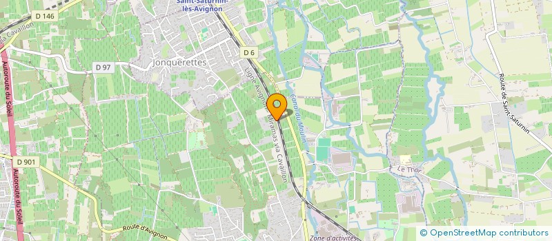 localisation de l'entreprise MONSIEUR GREGORY DI PASQUALE  CHATEAUNEUF-DE-GADAGNE