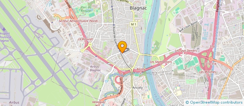 localisation de l'entreprise MONSIEUR GREGORY DIAZ  BLAGNAC