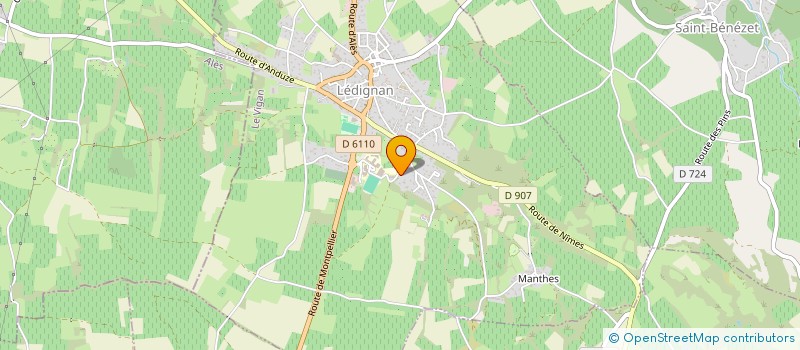 localisation de l'entreprise MONSIEUR GREGORY DONADON  LEDIGNAN