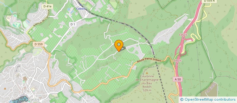 localisation de l'entreprise MONSIEUR GREGORY DOSSETTO  CASSIS