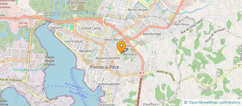 localisation de l'entreprise MONSIEUR GREGORY DOUROUGIE  LES ABYMES