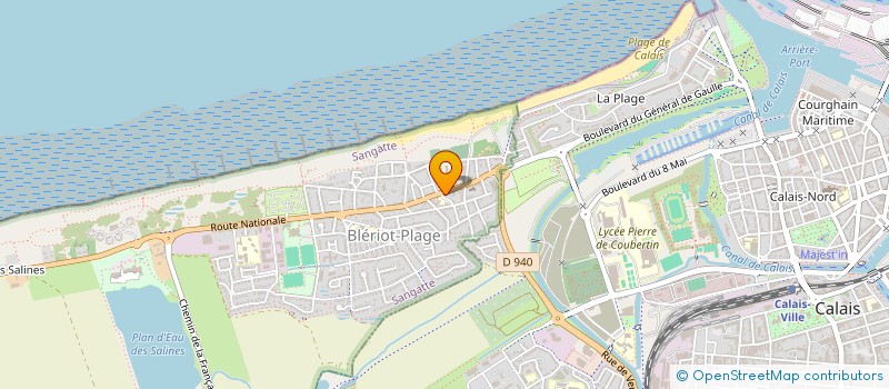 localisation de l'entreprise MONSIEUR GREGORY DRUELLE  SANGATTE