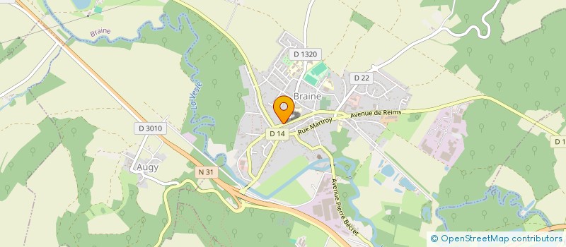 localisation de l'entreprise MONSIEUR GREGORY DRUELLE  BRAINE