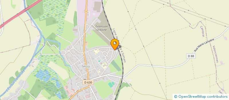 localisation de l'entreprise MONSIEUR GREGORY DUBIEL  IWUY