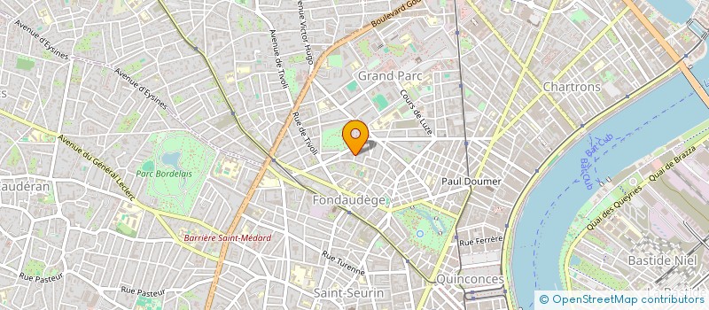 localisation de l'entreprise MONSIEUR GREGORY DUBOURG à BORDEAUX