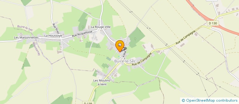 localisation de l'entreprise MONSIEUR GREGORY DUBRUNFAUT  BUIRE-LE-SEC