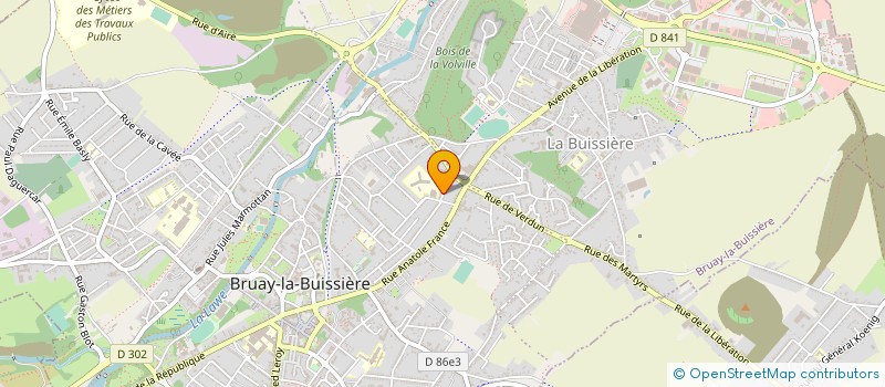 localisation de l'entreprise MONSIEUR GREGORY DUCHATEAU à BRUAY-LA-BUISSIERE