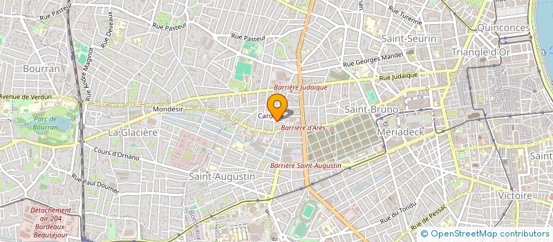 localisation de l'entreprise MONSIEUR GREGORY DUFORT  BORDEAUX