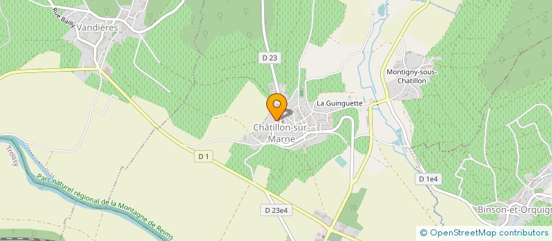 localisation de l'entreprise MONSIEUR GREGORY DUFOSSE à CHATILLON-SUR-MARNE