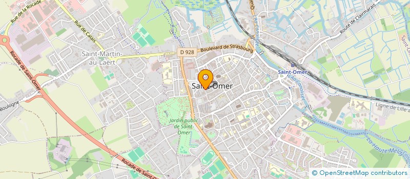 localisation de l'entreprise MONSIEUR GREGORY DUFRESNE à SAINT-OMER