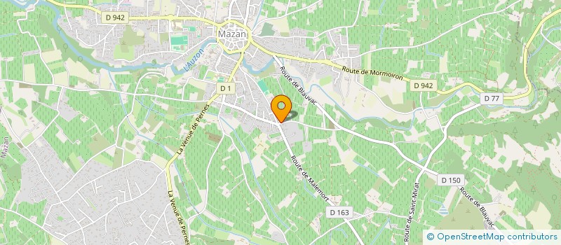 localisation de l'entreprise MONSIEUR GREGORY DUHAMEL  MAZAN