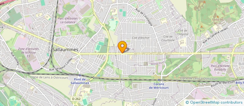 localisation de l'entreprise MONSIEUR GREGORY DUJARDIN  SALLAUMINES