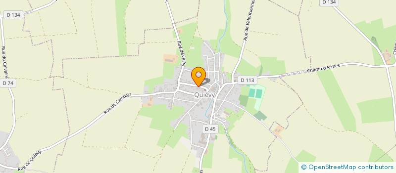 localisation de l'entreprise MONSIEUR GREGORY DUMALIN  QUIEVY