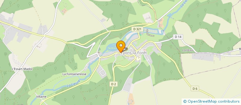 localisation de l'entreprise MONSIEUR GREGORY DUMIAS  LYONS LA FORET