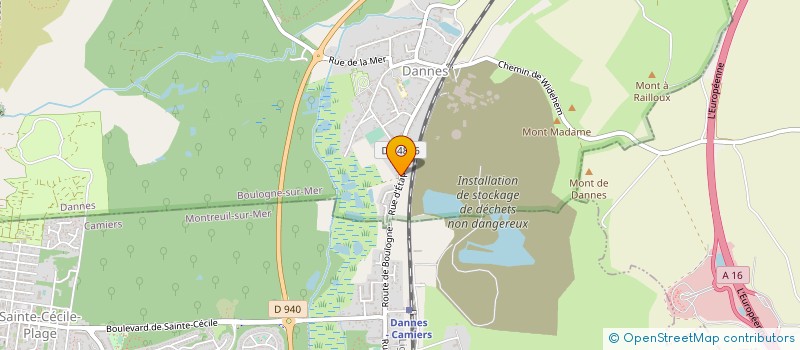 localisation de l'entreprise MONSIEUR GREGORY DUMONT  DANNES