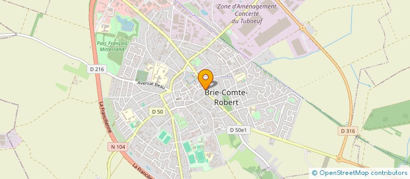 localisation de l'entreprise MONSIEUR GREGORY DUNON  BRIE-COMTE-ROBERT